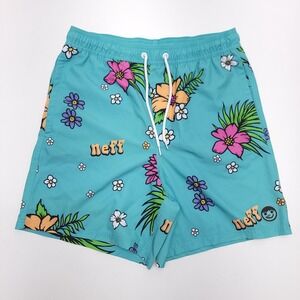 Neff Men's Creative Palm Swim Shorts‎ Size Large